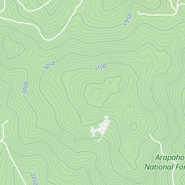 Map of Fairburn Mountain