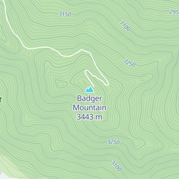 Map of Badger Mountain