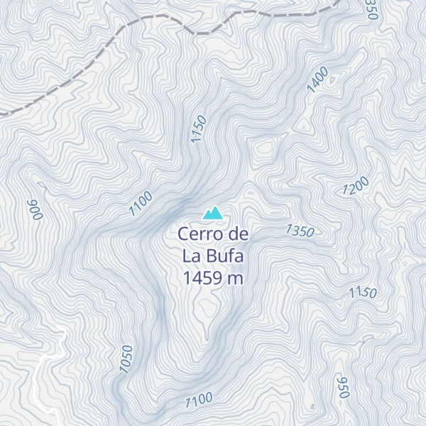 Map of Cerro de La Bufa