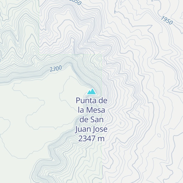 Map of Punta de la Mesa de San Juan Jose