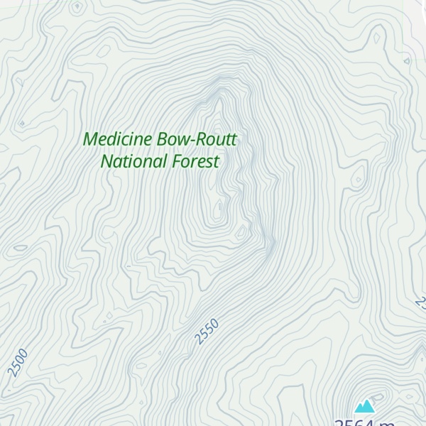 Map of Eagle Peak