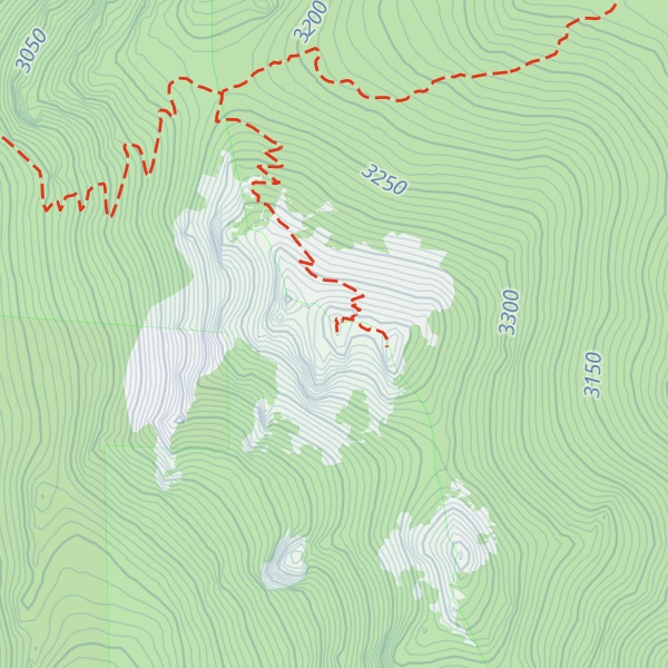 Map of Twin Sisters Mountain