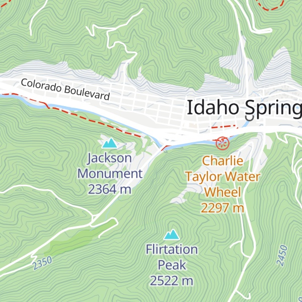 Map of Government Offices Arapaho National Forest (Closed To Public)