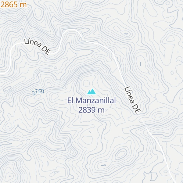 Map of El Manzanillal