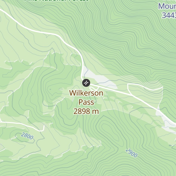 Map of Wilkerson Pass Visitor Center