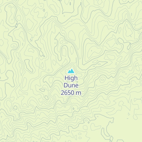 Map of High Dune
