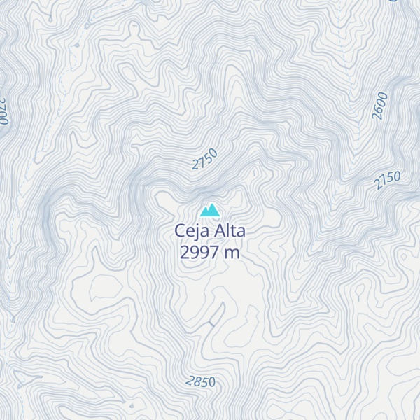 Map of Ceja Alta