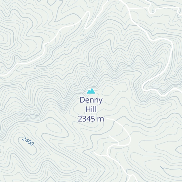 Map of Denny Hill