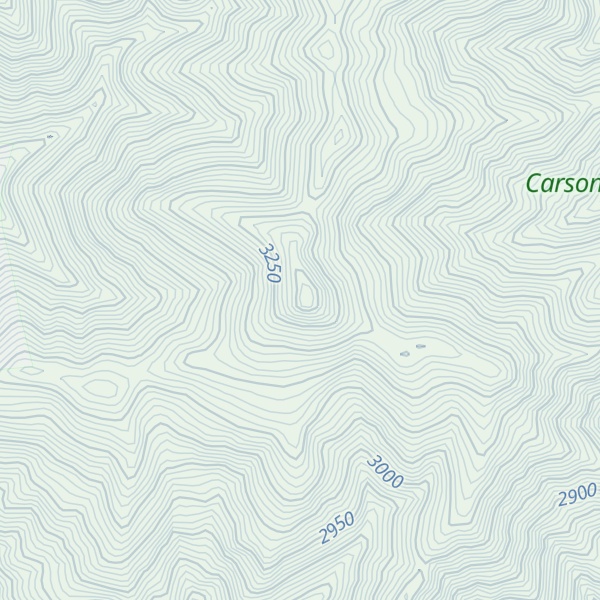 Map of Gallina Peak