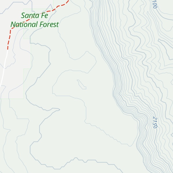 Map of Hurtado Mesa