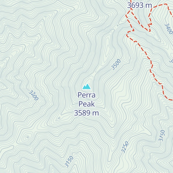 Map of Perra Peak