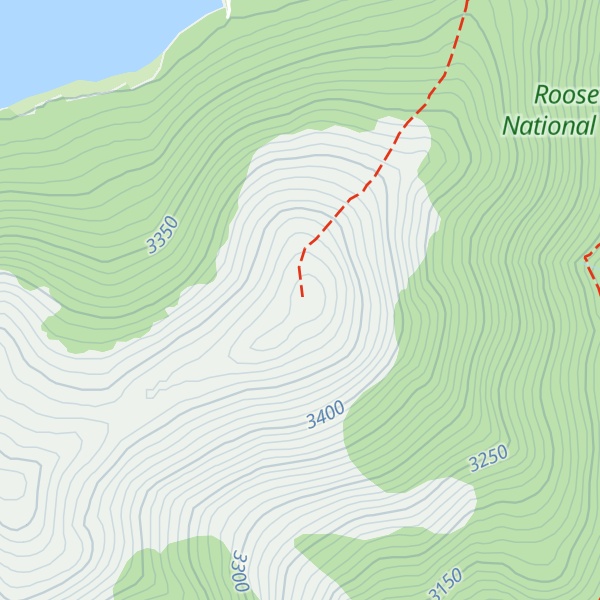 Map of Niwot Mountain