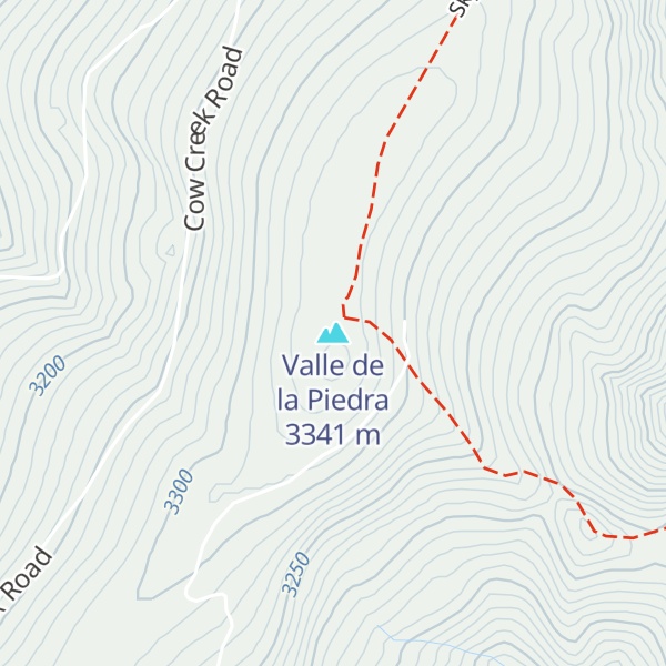 Map of Valle de la Piedra