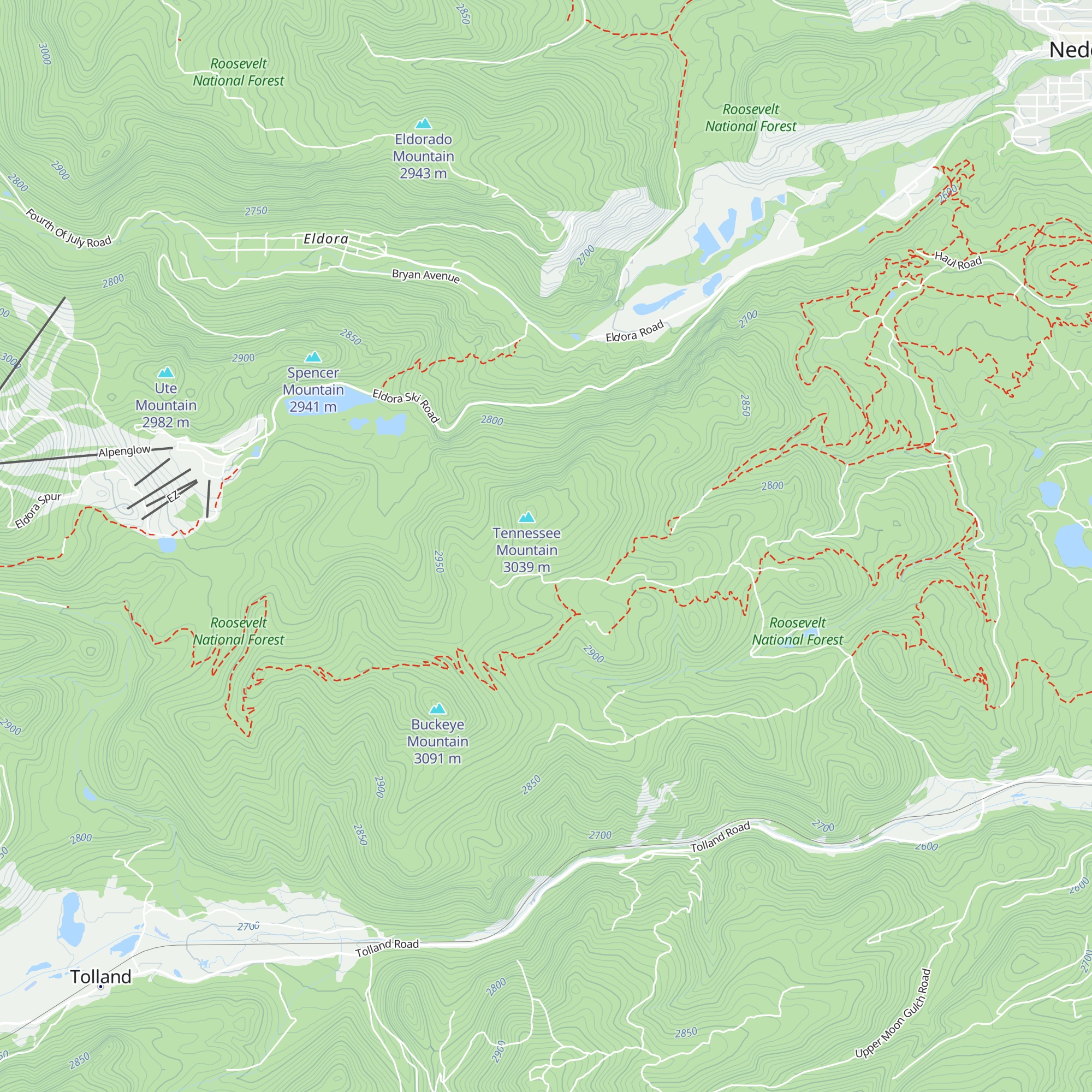 Tennessee Mountain Cabin map