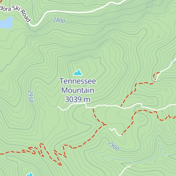 Map of Tennessee Mountain Cabin