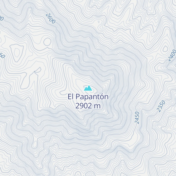 Map of El Papantón