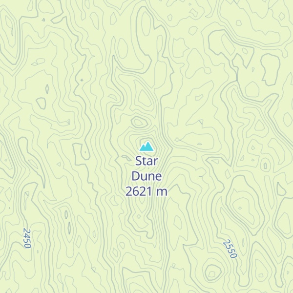 Map of Star Dune