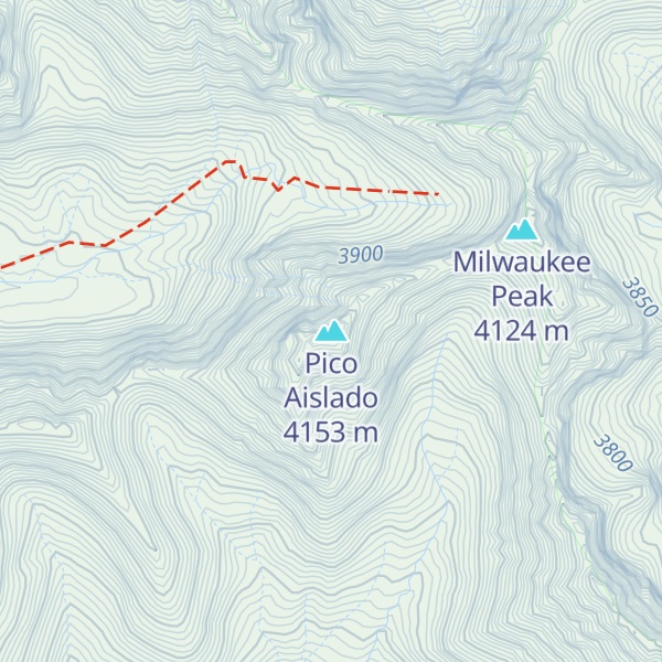 Map of Pico Aislado