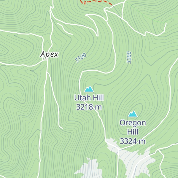 Map of Utah Hill