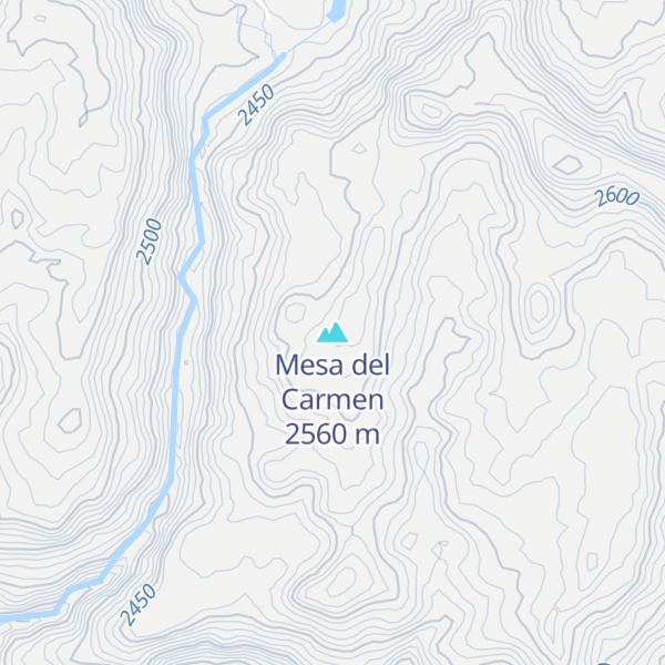Map of Mesa del Carmen