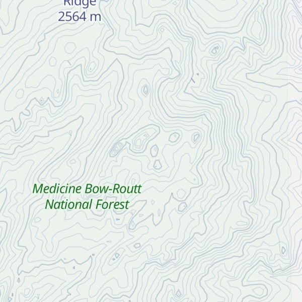 Map of Trethway Mountain