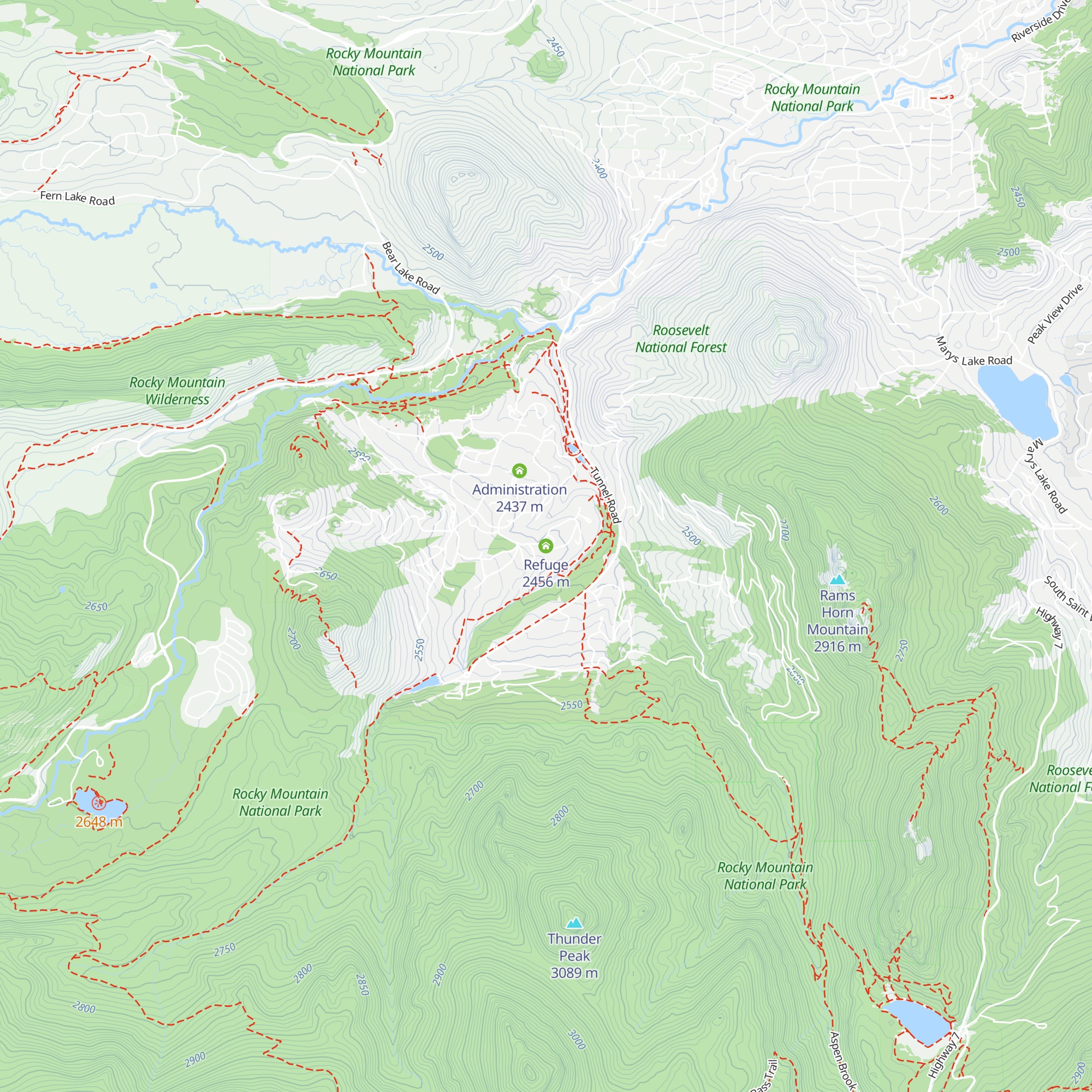 Refuge map