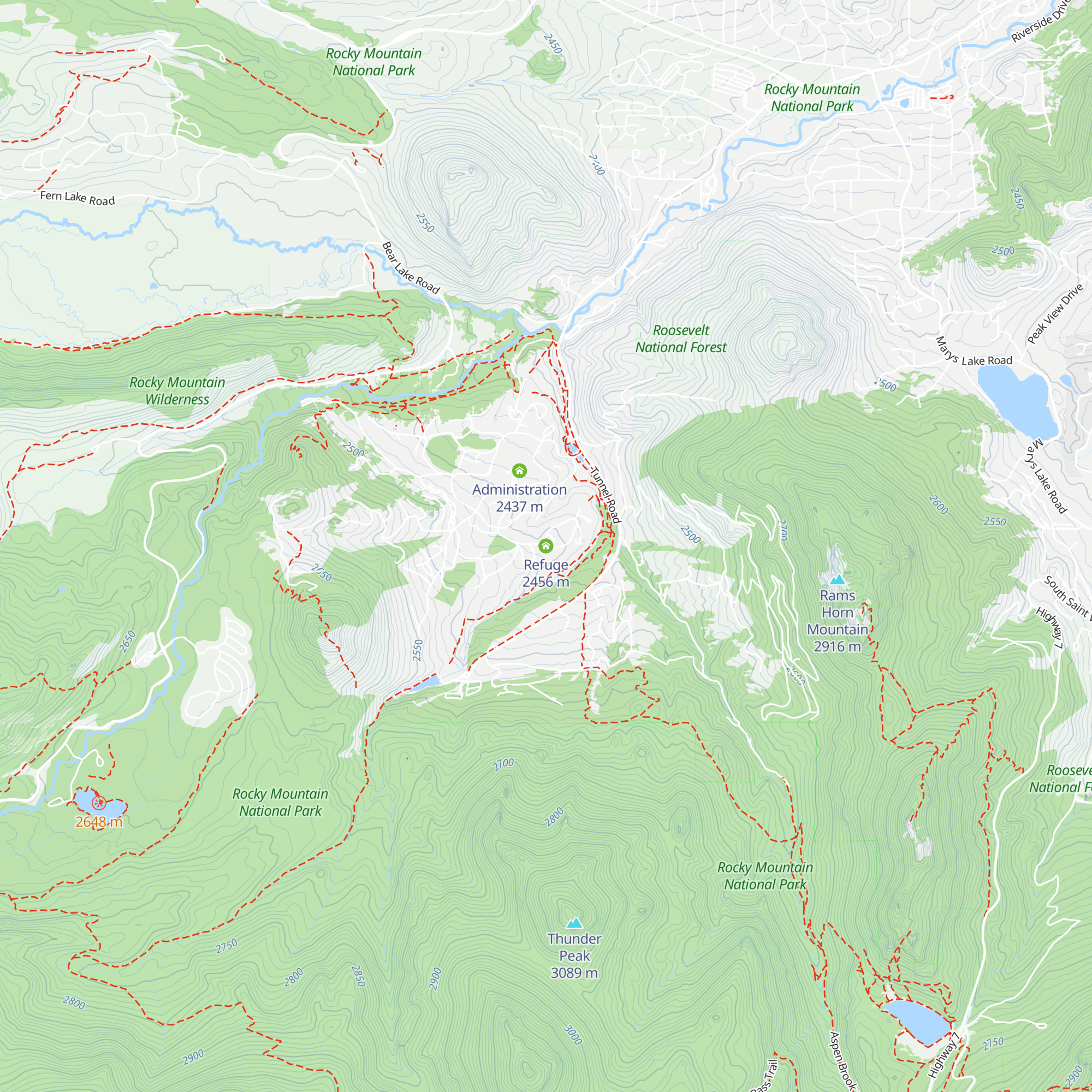 Refuge map