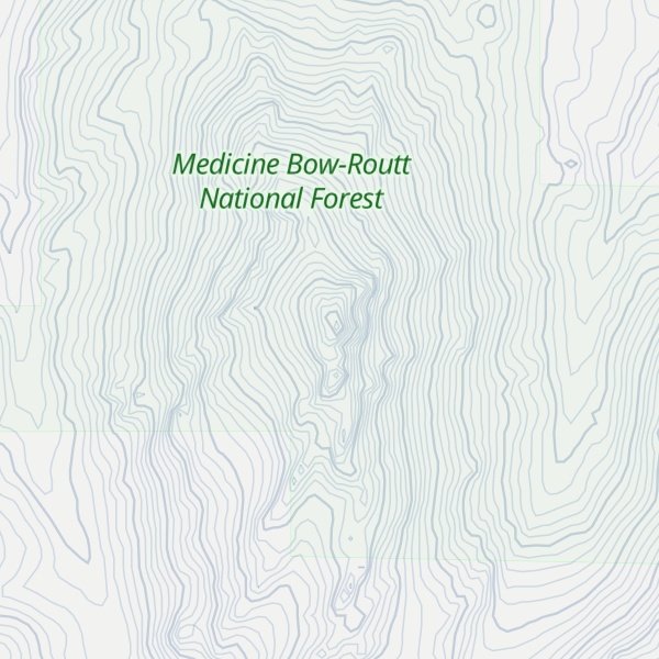Map of Windy Peak