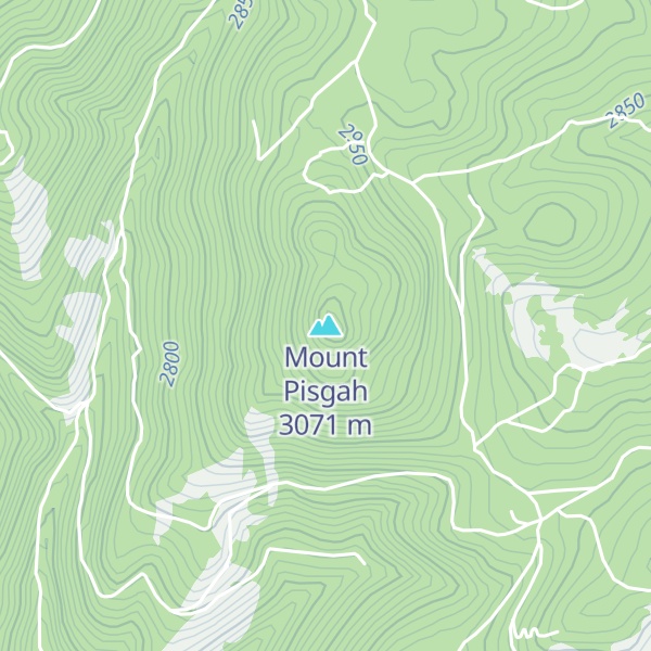 Map of Mount Pisgah