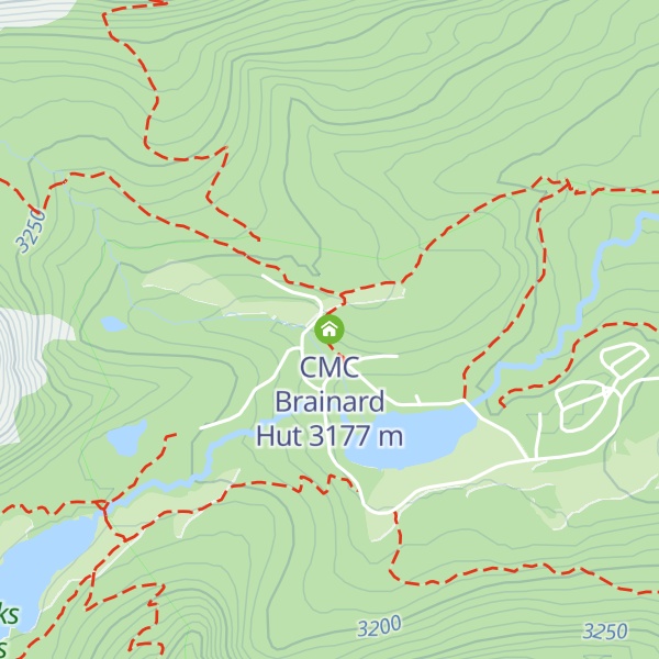 Map of CMC Brainard Hut