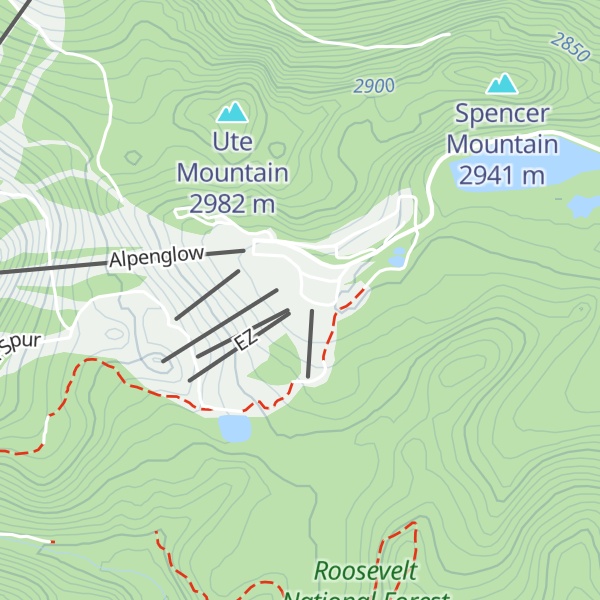 Map of Caribou Lodge