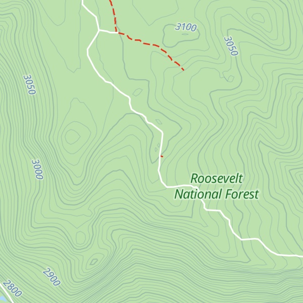 Map of Mineral Mountain