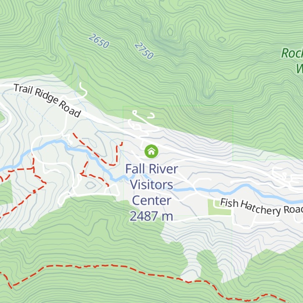 Map of Fall River Visitors Center