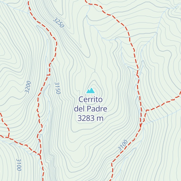 Map of Cerrito del Padre