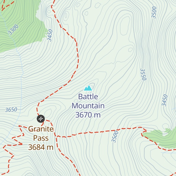 Map of Battle Mountain