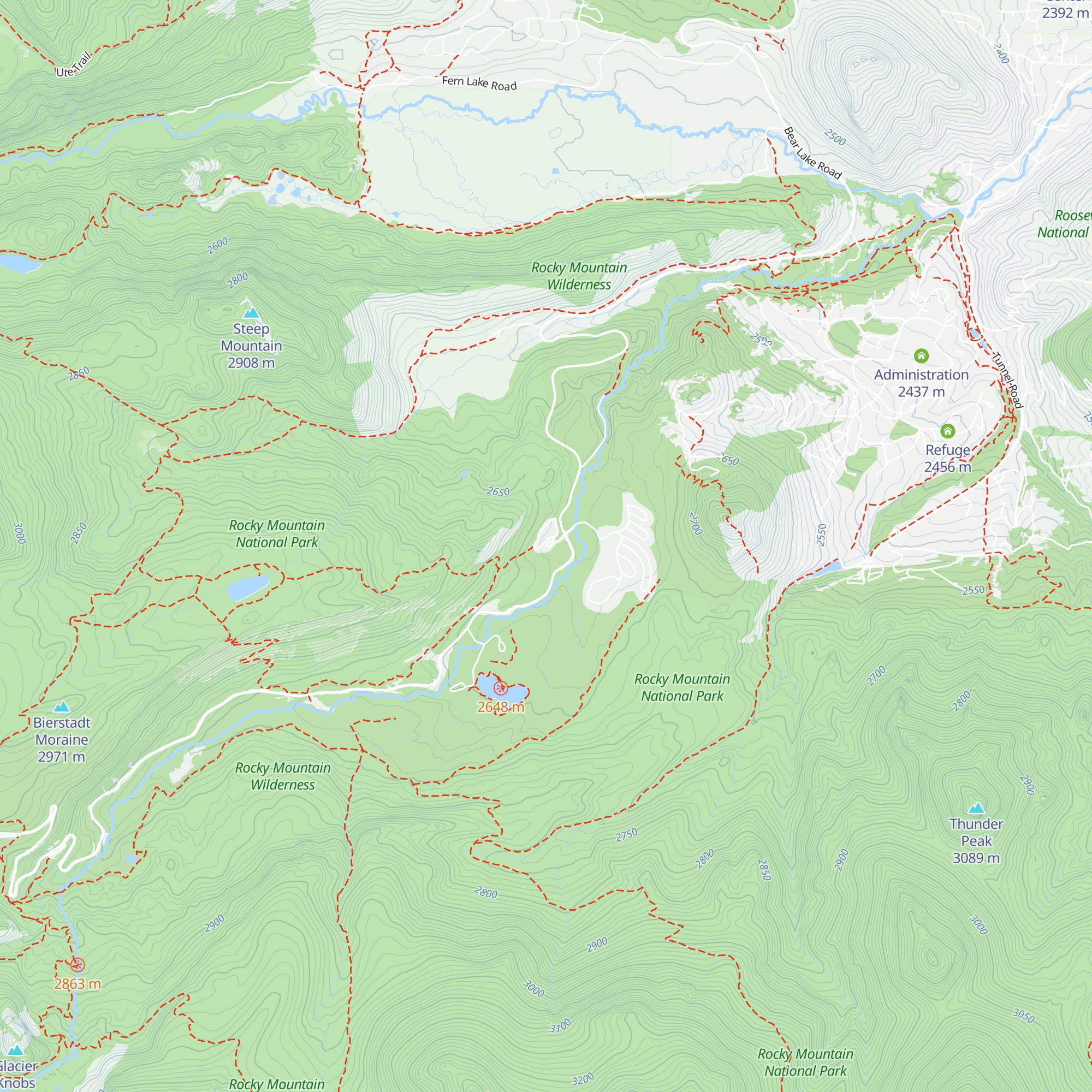 Ranger Station map