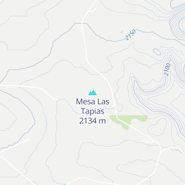 Map of Mesa Las Tapias