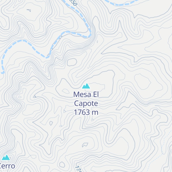 Map of Mesa El Capote