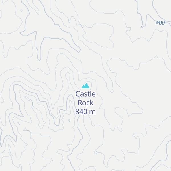 Map of Castle Rock