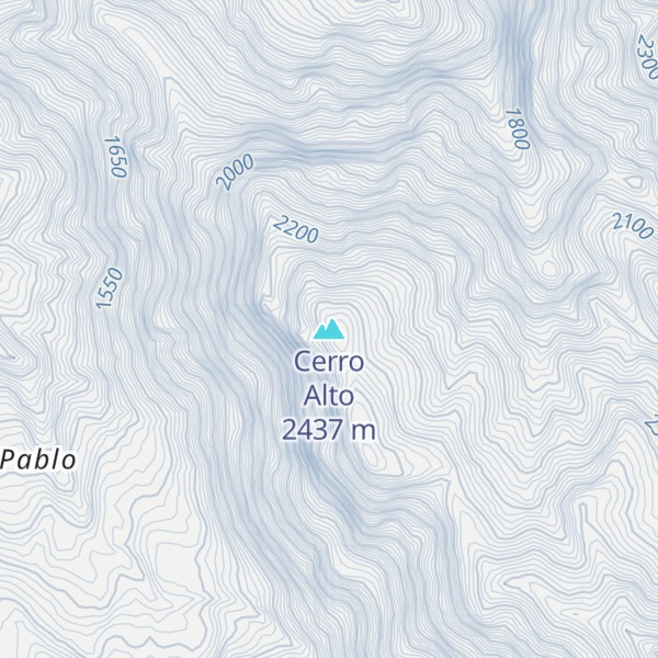 Map of Cerro Alto