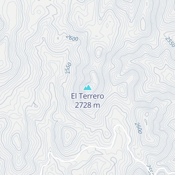 Map of El Terrero