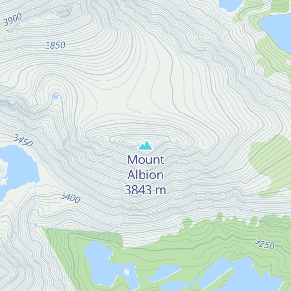 Map of Mount Albion