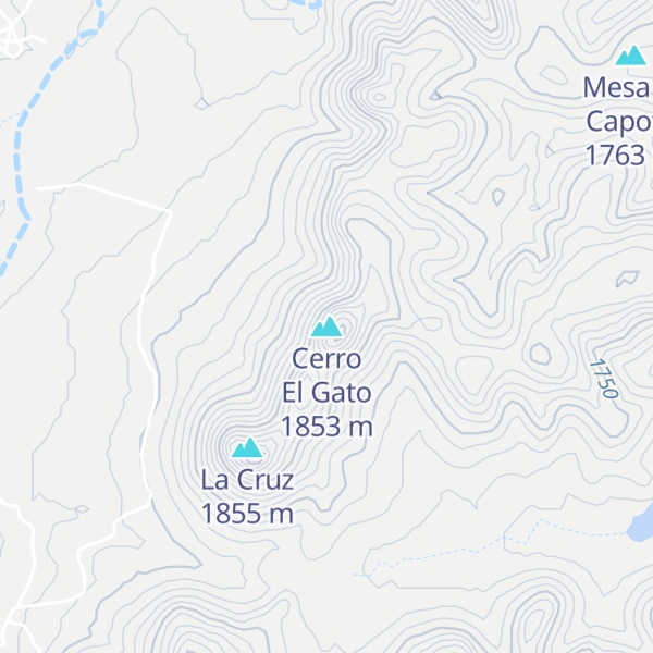Map of Cerro El Gato