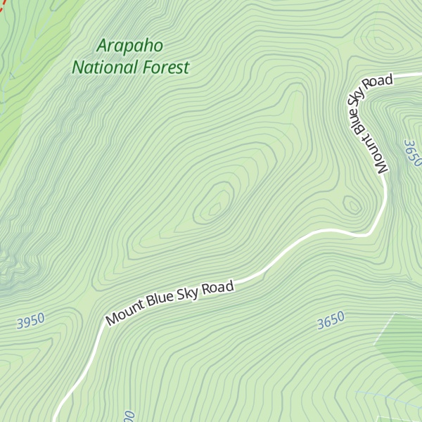 Map of Rogers Peak