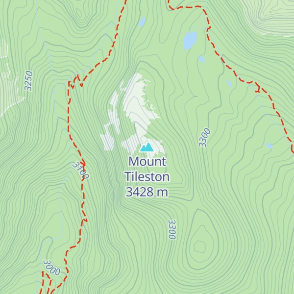 Map of Mount Tileston