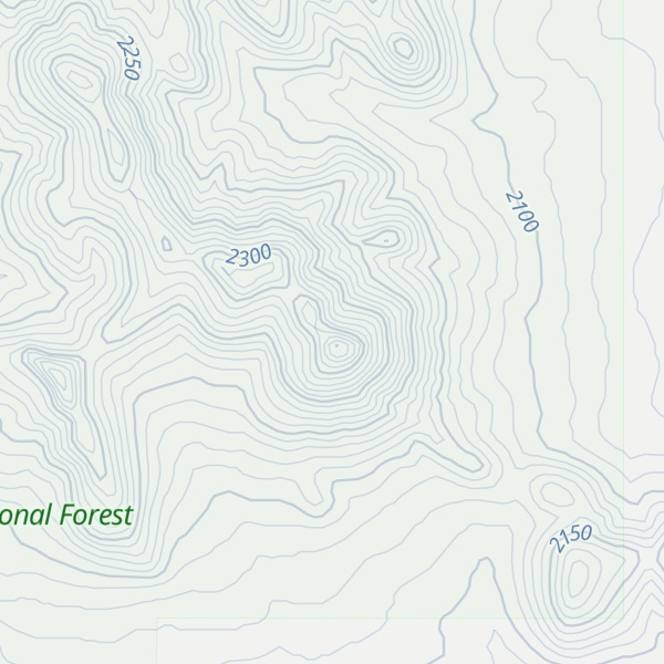Map of Jicarilla Peak