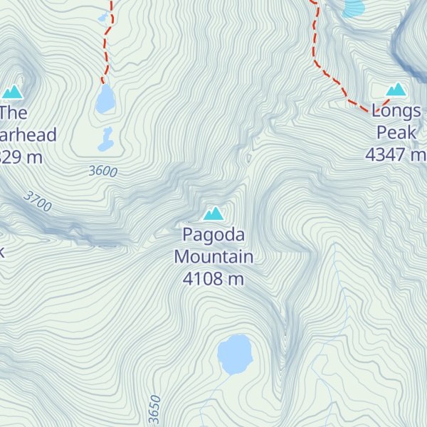 Map of Pagoda Mountain