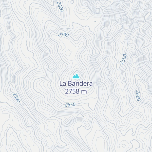 Map of La Bandera
