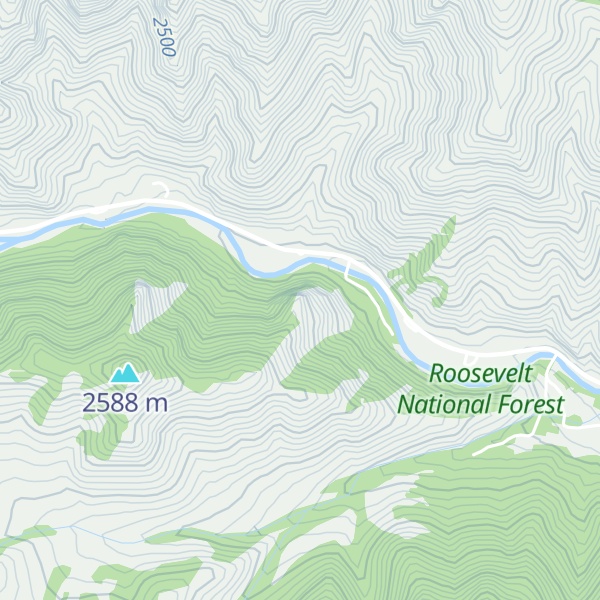 Map of Profile Rock