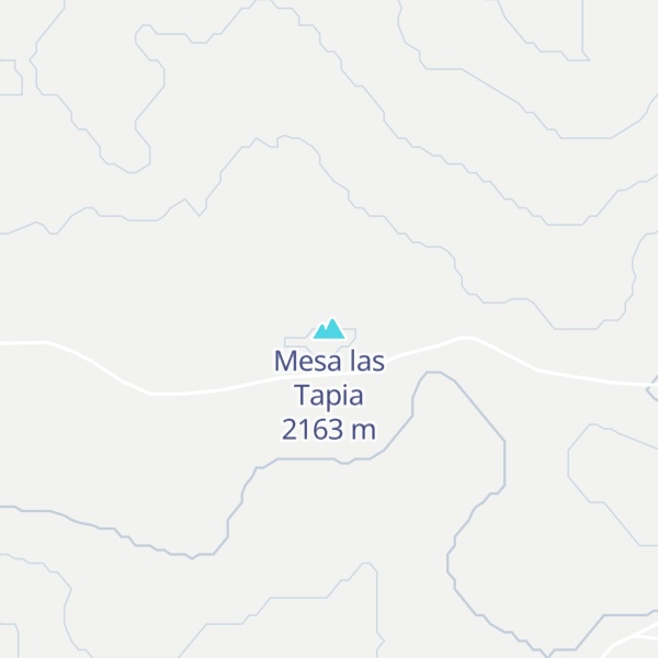Map of Mesa las Tapia
